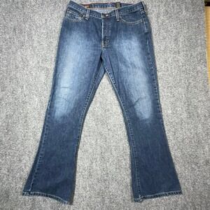Abercrombie & Fitch 1892 Bootcut Jeans Blue 100% Cotton Sz 10R 432-5J 09571